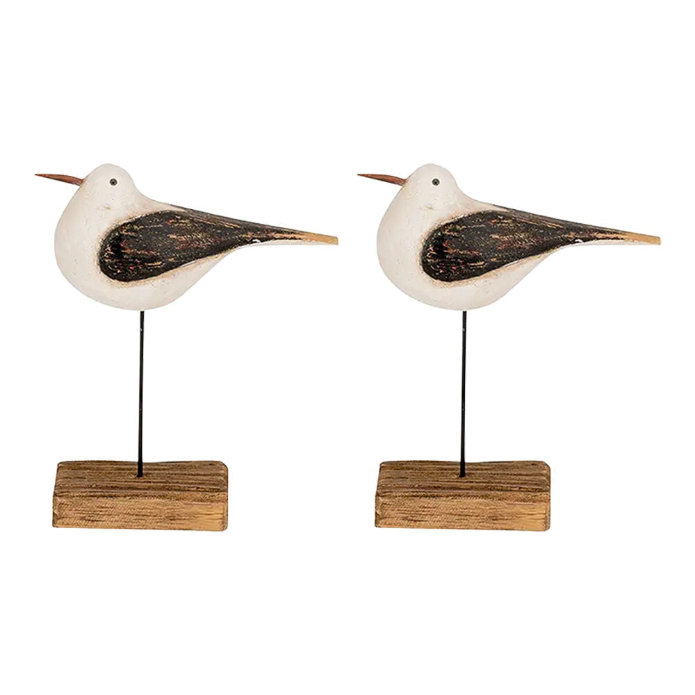 A.Fresco Large Timber Seabird Indoor/Outdoor Home Decor Ornament 20x18x6.8cm (2 Pack)