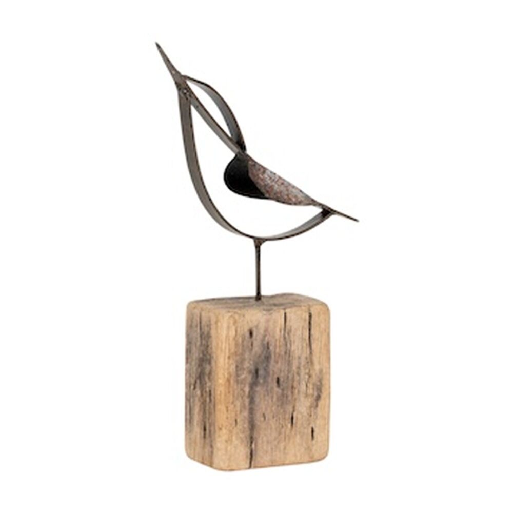 A.Fresco Small Timber Kingfisher Indoor/Outdoor Home Decor Ornament 19.5x9.5x4cm (2 Pack) — image 2