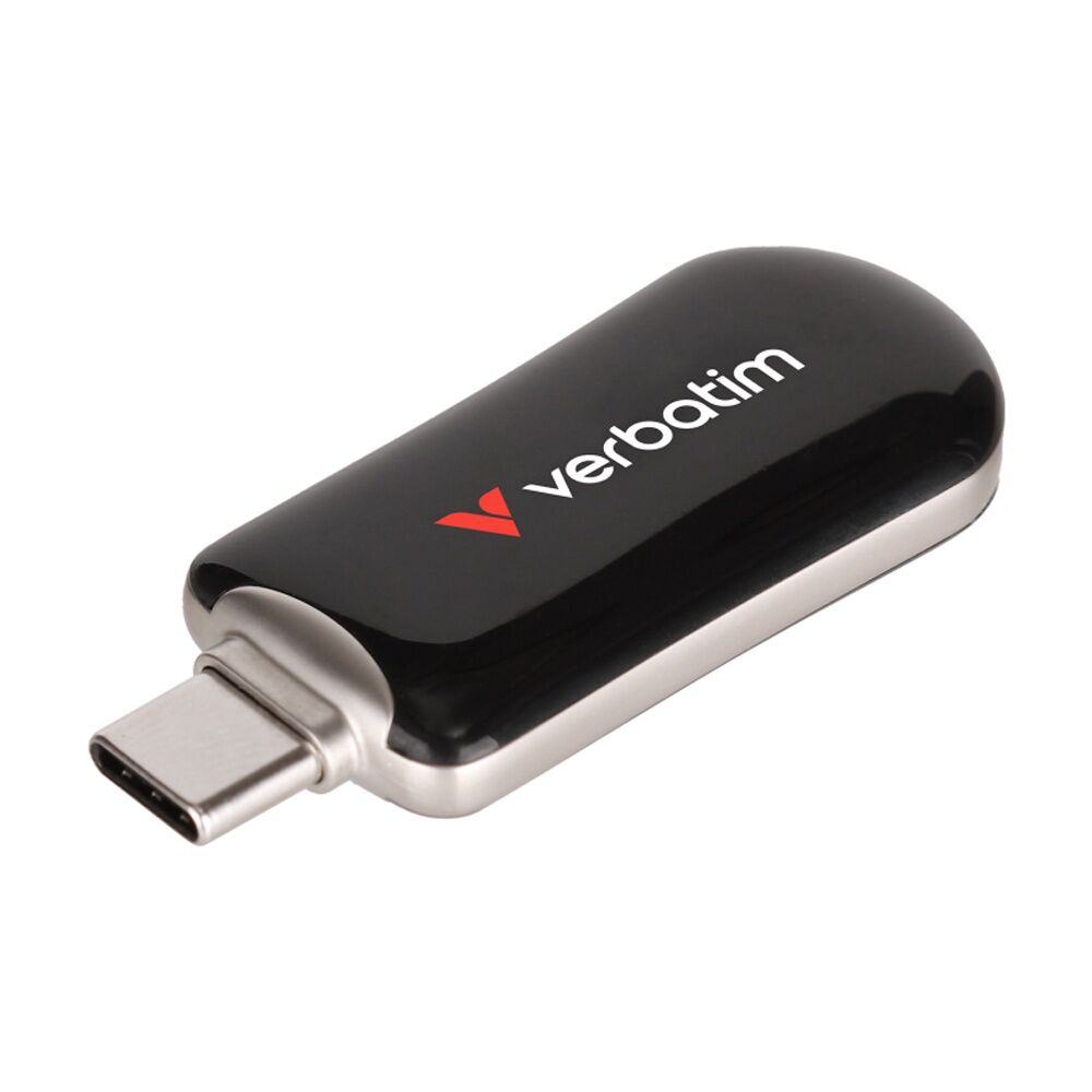 Verbatim Plectra USB-C 3.2 Gen 1 Connect Flash Drive 64GB Black (2 Pack) — image 2