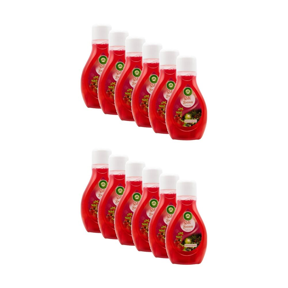 Air Wick Freshener Fresh N Up Home Fragrance Wild Berry 375ml (12 Pack)