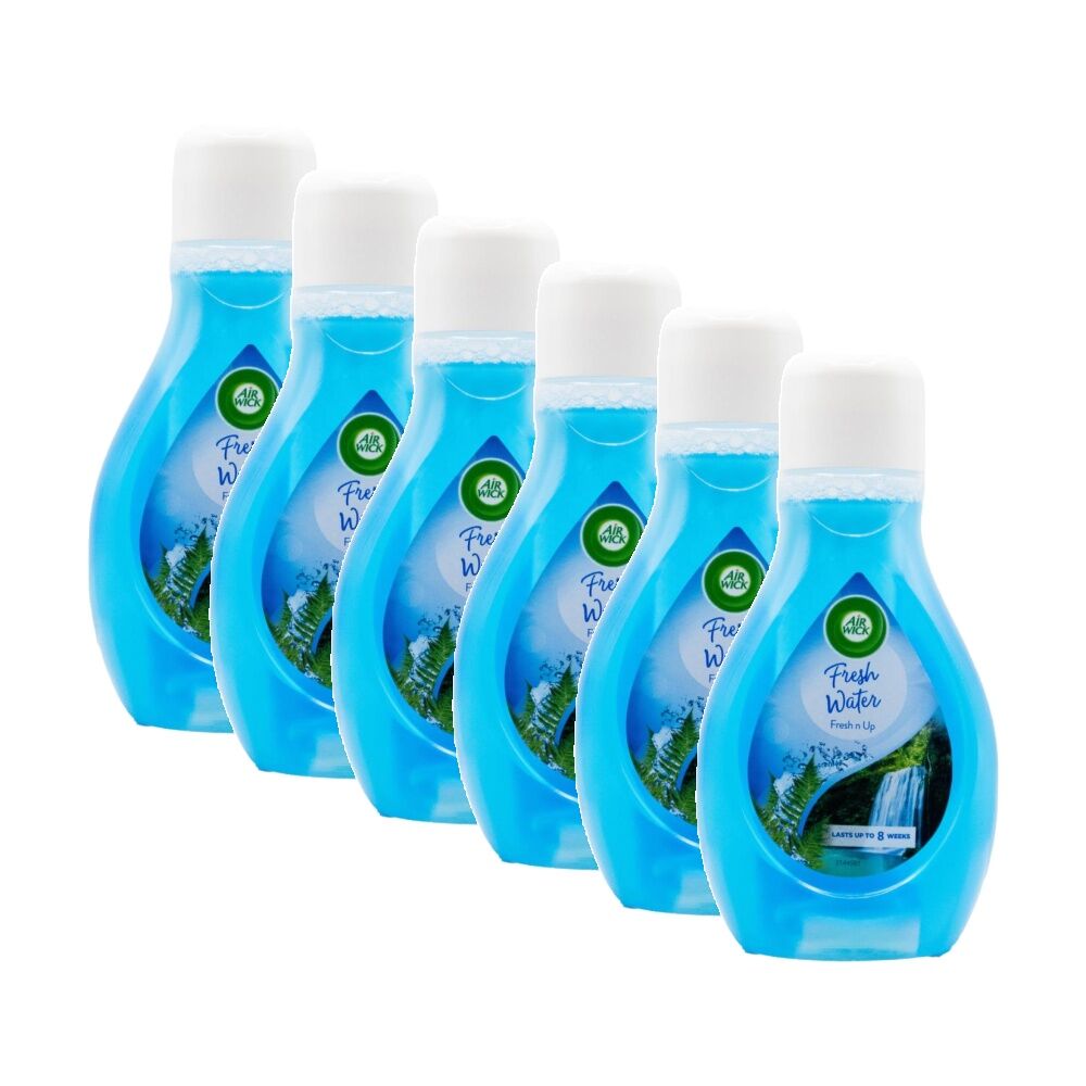 Air Wick Freshener Fresh N Up Home Fragrance Water 375ml (6 Pack)