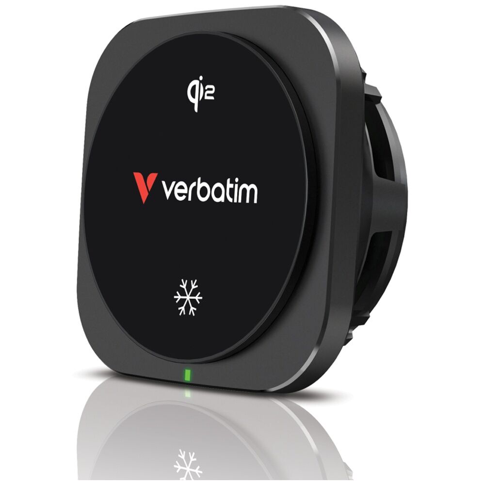 Verbatim Charge n Drive Qi2 Magnetic Wireless Car Charger 15W Black — image 2