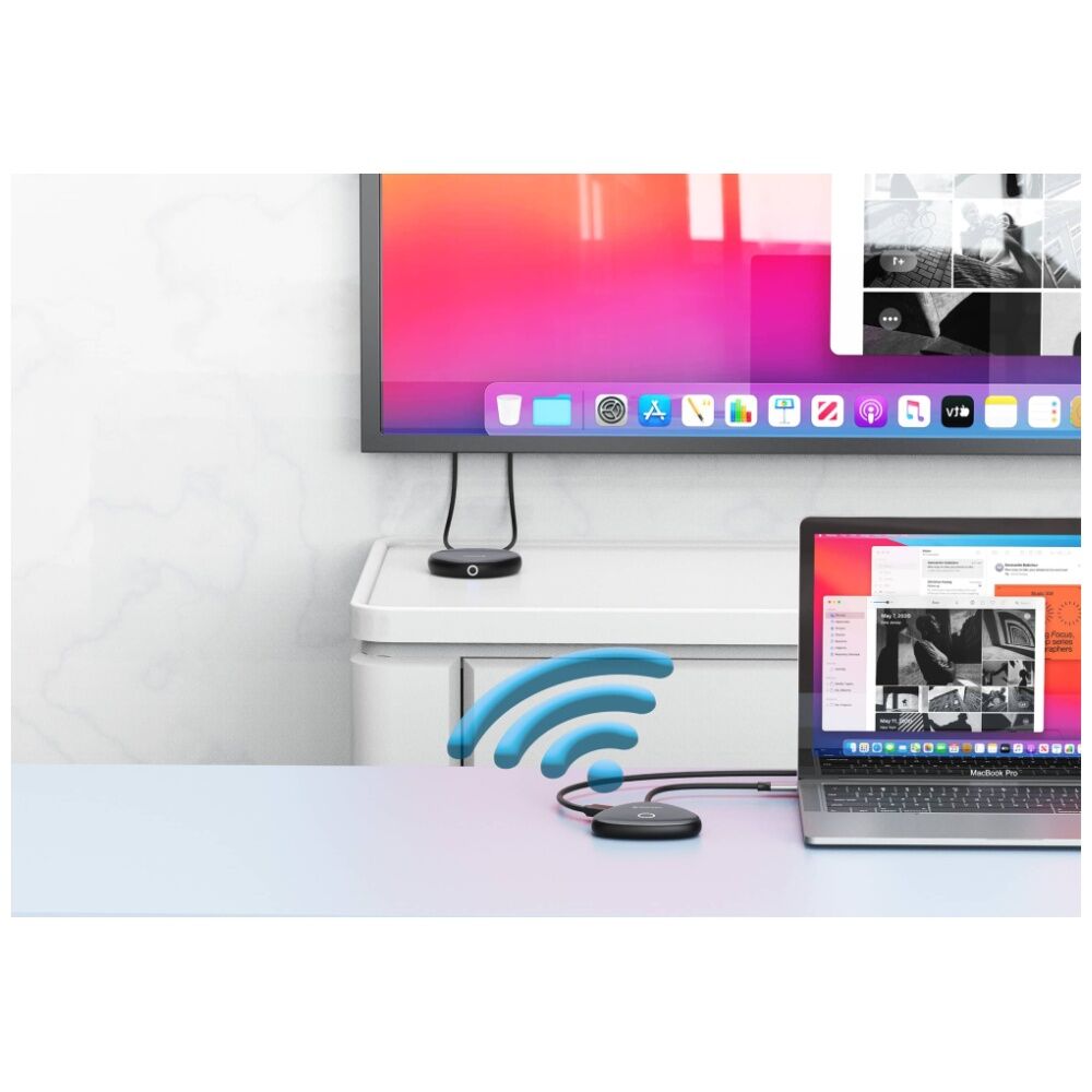 Verbatim 4K Portable USB-C Wireless 30hz HDMI Adapter Universal Compatible — image 3