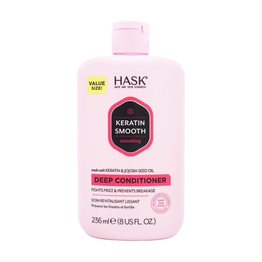 Hask Deep Conditioner Keratin Smooth Fights Frizz Prevents Breakage 236ml (12 Pack) — image 2