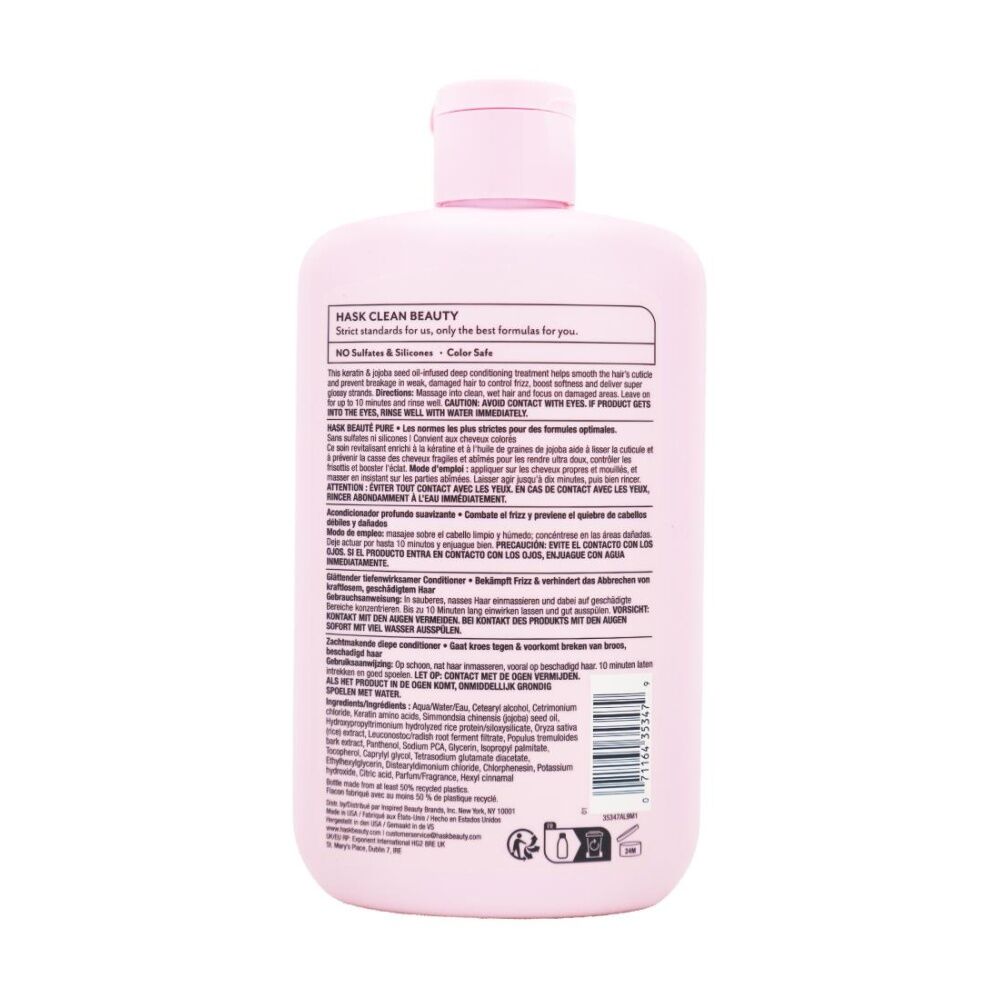 Hask Deep Conditioner Keratin Smooth Fights Frizz Prevents Breakage 236ml Hask — image 2