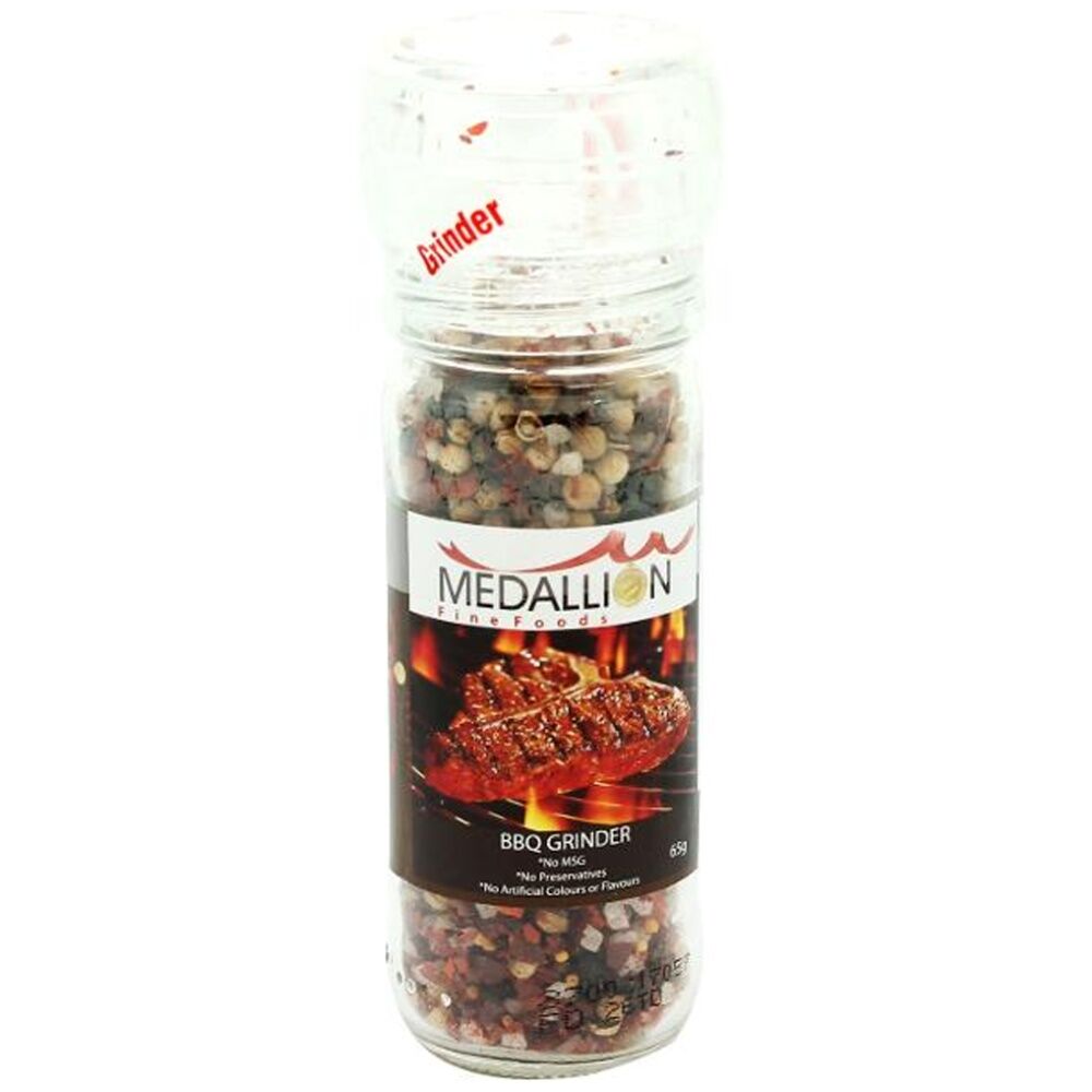 Medallion 65g Medallion Barbeque Flavoured Twist Grinder BBQ Cooking Condiment