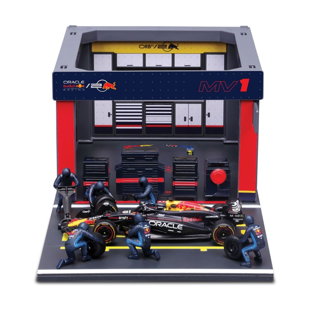 Bburago 1:43 2024 Red Bull Pit Pass Competition F-1 Verstappen #1 Diecast Model Car 3y+ — image 2