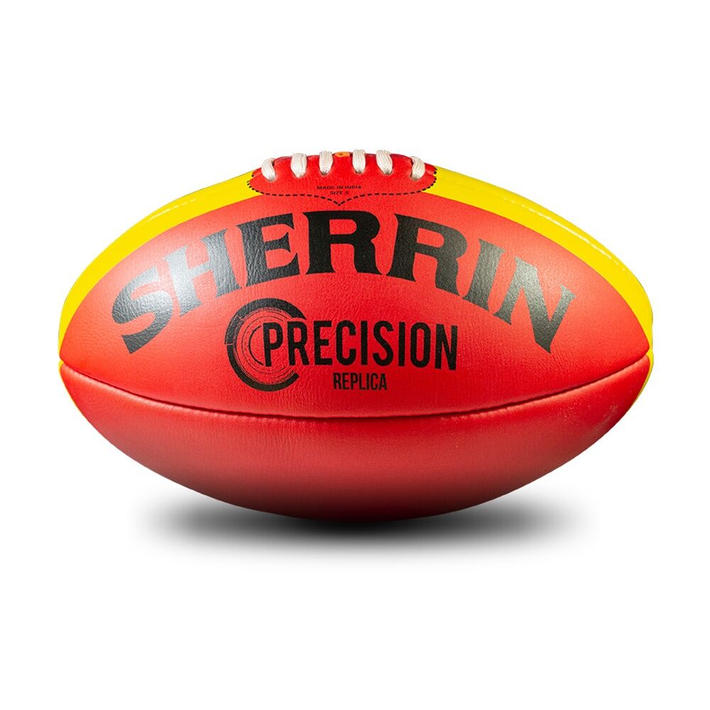 Sherrin Size 2 Precision Replica Red Leather AFL Training Football