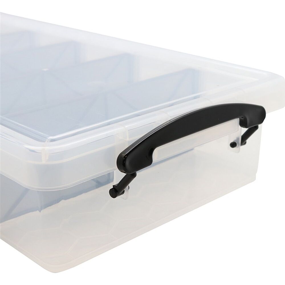 Boxsweden 10L 6-Section Compartment Clear Organisation Storage Box — image 5