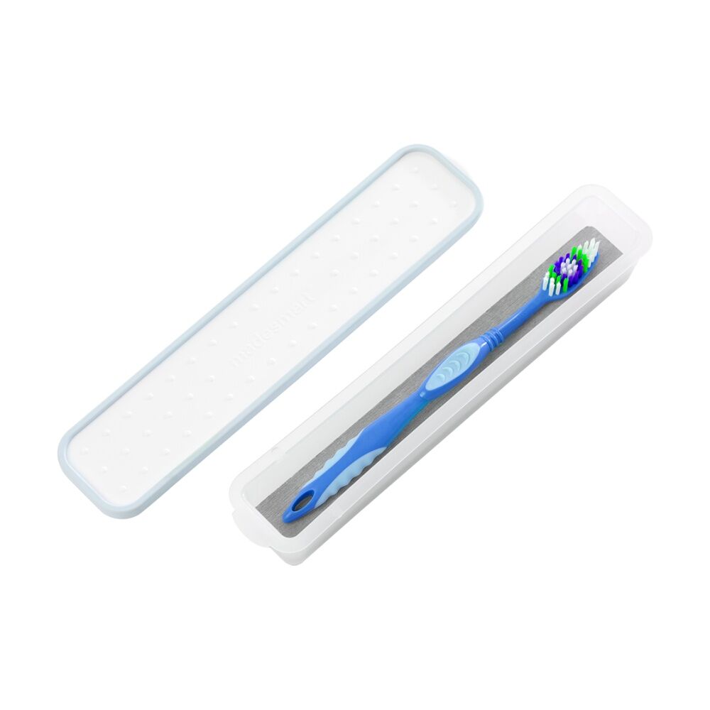 Madesmart Antimicrobial Drying Stone Toothbrush Travel Case Blue Madesmart — image 3