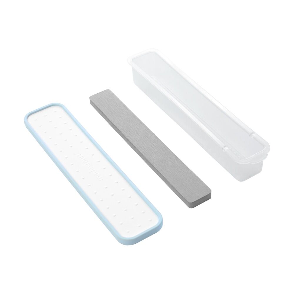 Madesmart Antimicrobial Drying Stone Toothbrush Travel Case Blue (2 Pack) — image 5