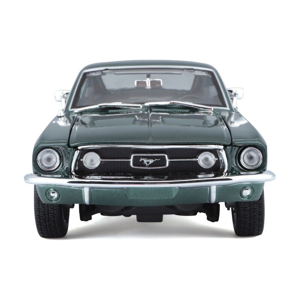 Maisto 1:18 1967 Ford Mustang Fastback Green Diecast Model Car Collectible Green — image 4