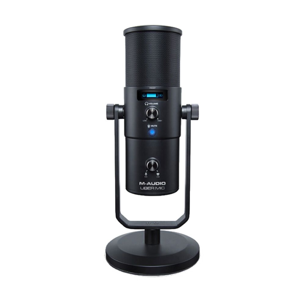 M-Audio 30-20,000Hz Ubermic USB Connected Microphone w/ Built-In Headphone Amp — image 2