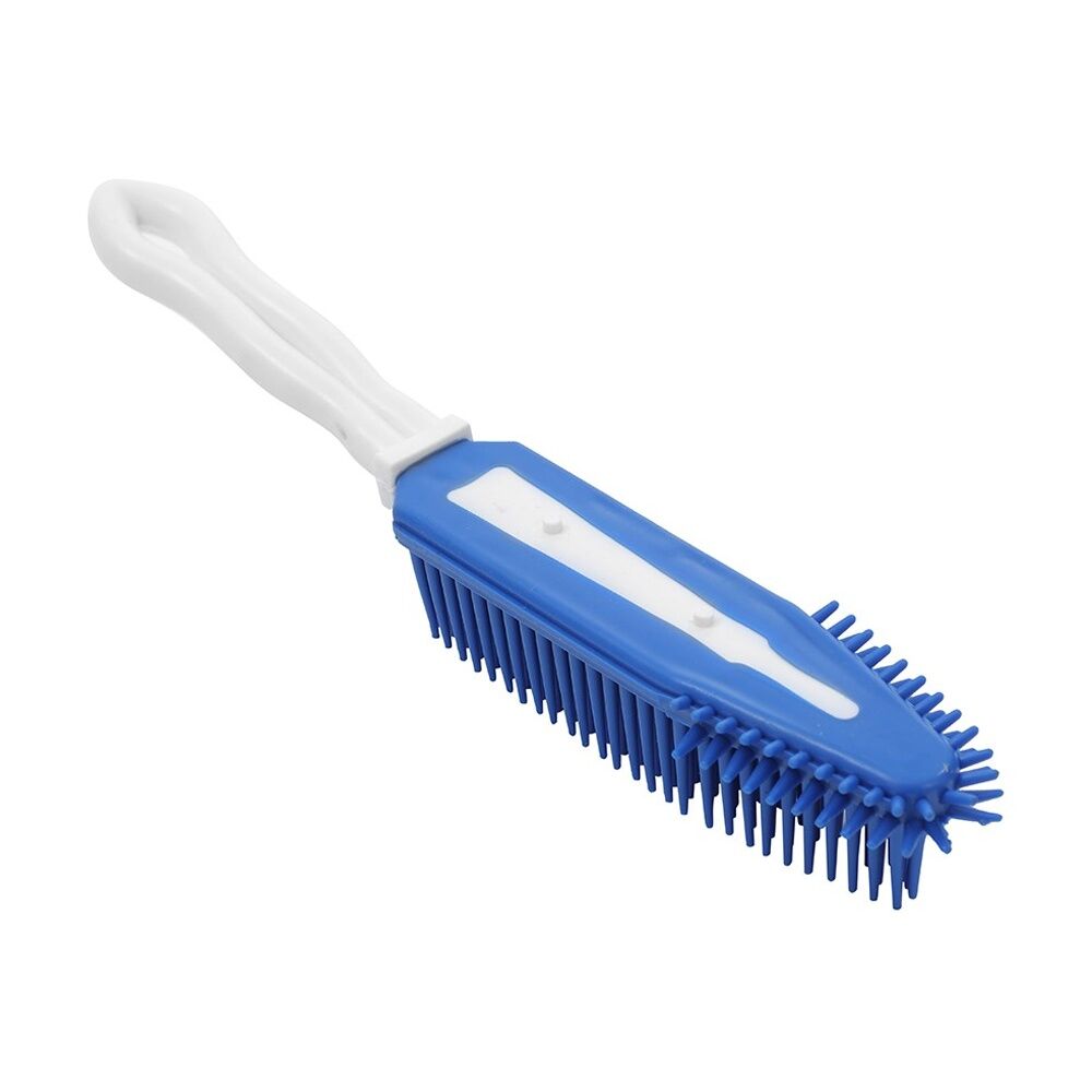 Paws and Claws 27cm Blue/White Pet Dog/Cat Bristle Brush w/ Ergonomic Handle