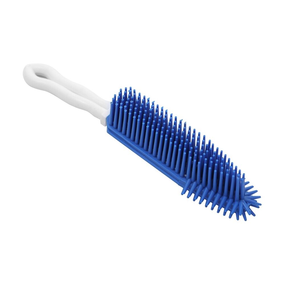 Paws and Claws 27cm Blue/White Pet Dog/Cat Bristle Brush w/ Ergonomic Handle — image 2