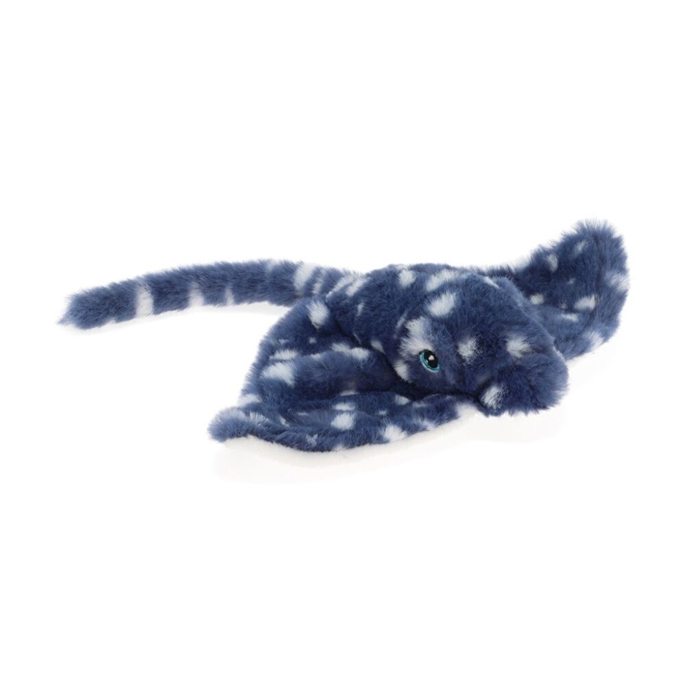 Keeleco Stingray 100% Recycled Material Weighted 20cm Animal Plush Toy