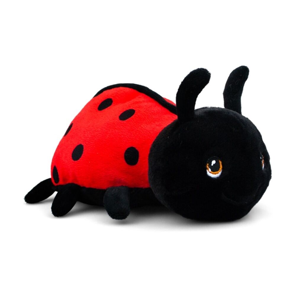 Keeleco Ladybird 100% Recycled Material Weighted Animal Plush Toy