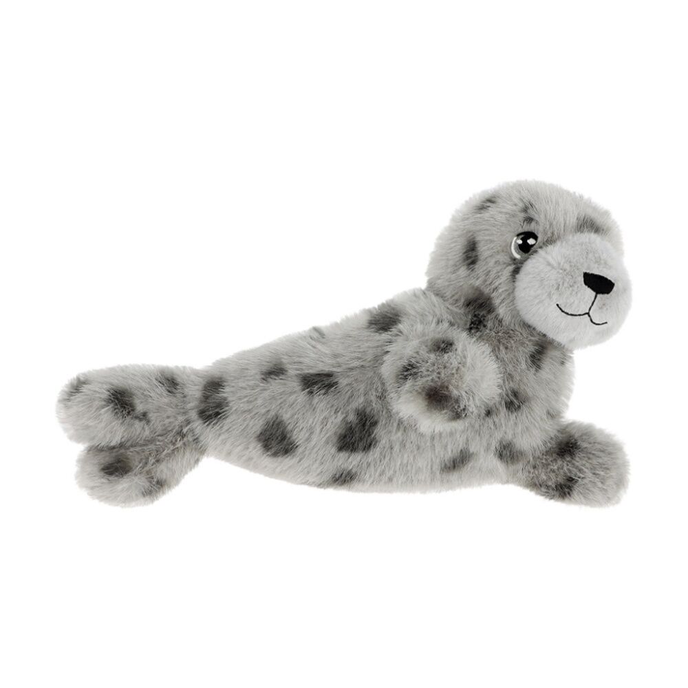 Keeleco Seal Grey Plush Toy Soft Huggable Eco-Friendly Animal