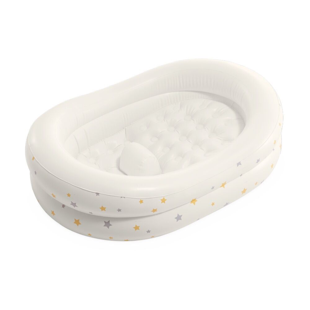 Intex Starry Inflatable Baby Bath Cushioned Portable White 0-12m Infant Tub — image 4