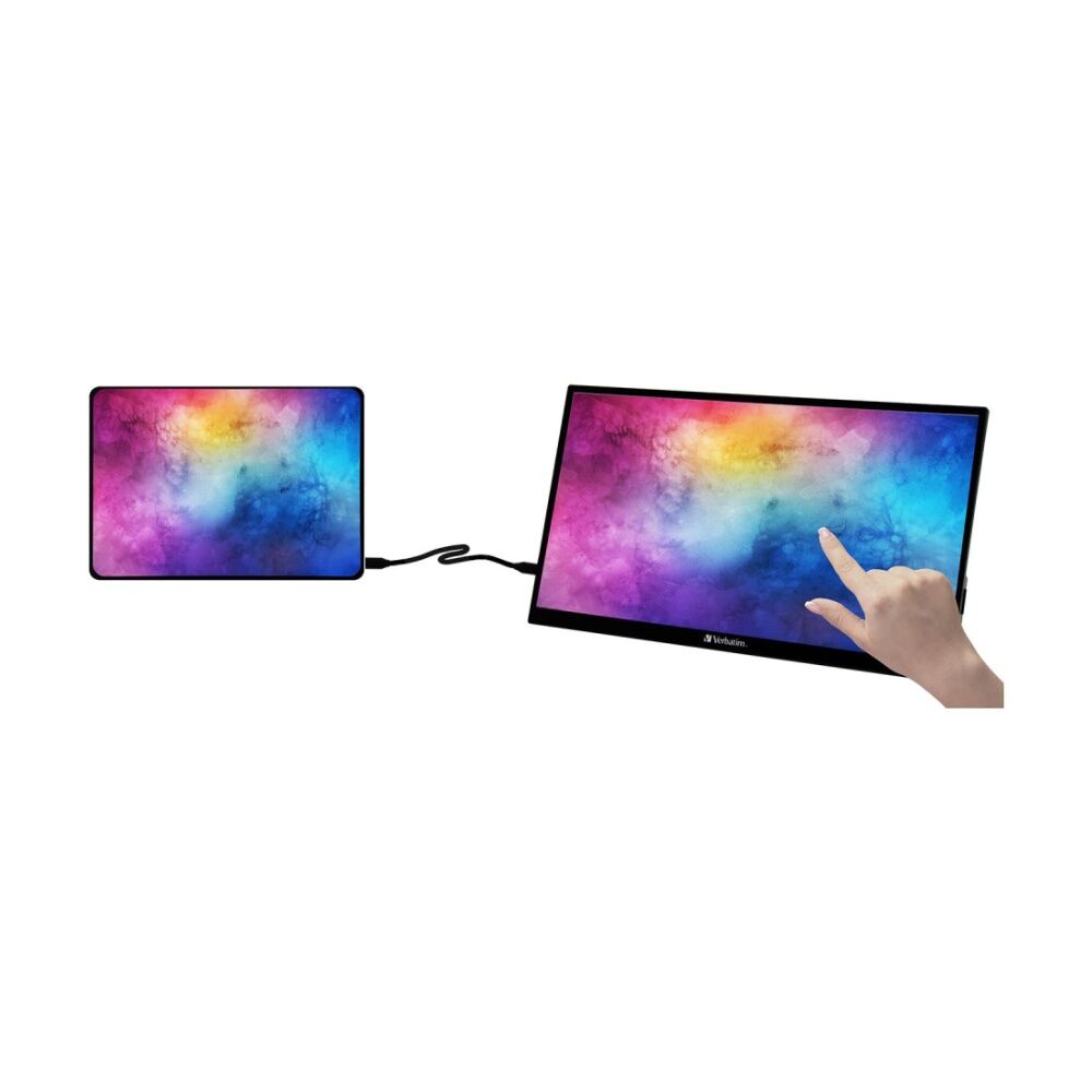 Verbatim 14 inch Metal Portable Touchscreen Monitor Full HD 1080p Usb-c/hdmi — image 4