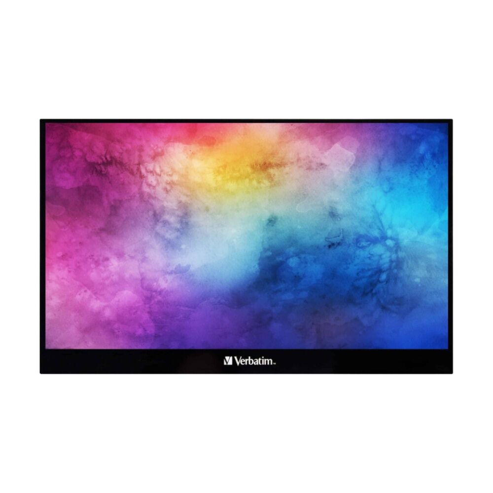 Verbatim 17.3 inch Metal Portable Touchscreen Monitor Full HD 1080p Usb-c/hdmi