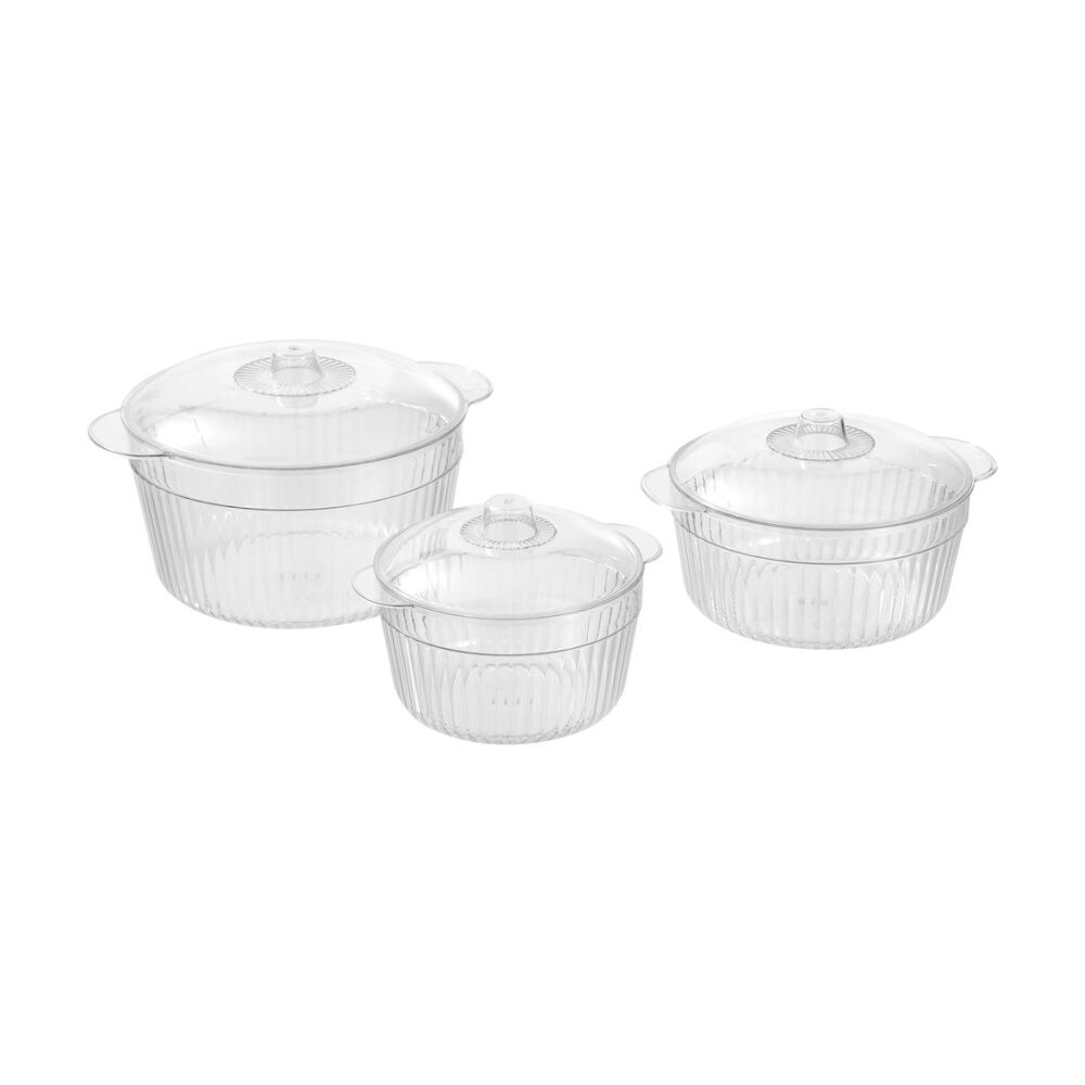 Lemon and Lime Crystal Vista Lidded Food Storage Bowl/Container 2.7L (12 Pack) — image 7