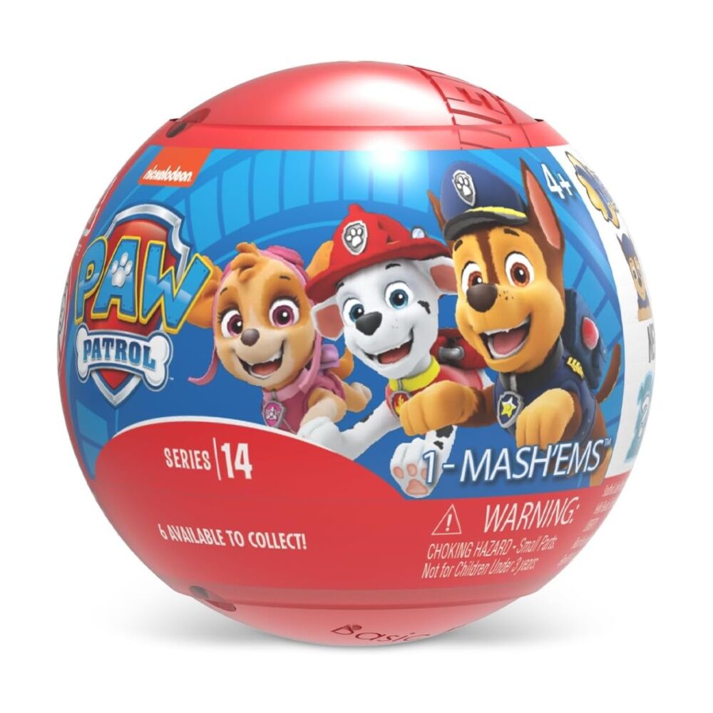 Basic Fun Mash'ems Paw Patrol Collectible Capsules Toy Assorted (10 Pack) — image 2