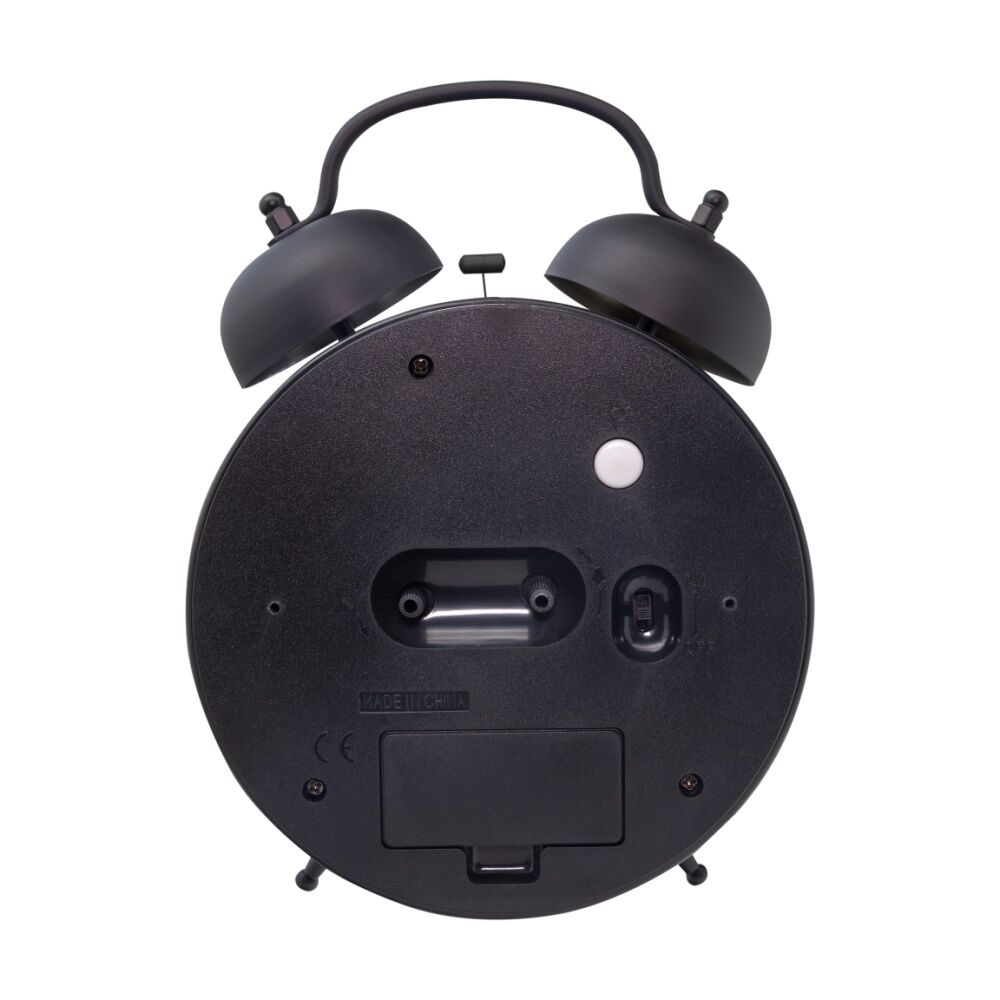 Nextime Amsterdam Metal Alarm Clock Home Decor Black 15x21x7cm NeXtime — image 4