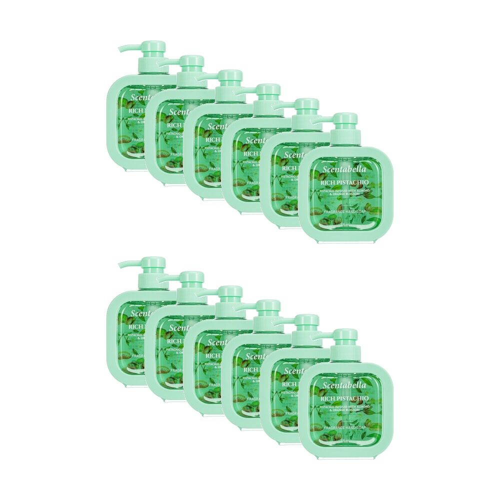 Scentabella Scented Cleansing Hand Soap 300mL Rich Pistachio (12 Pack)