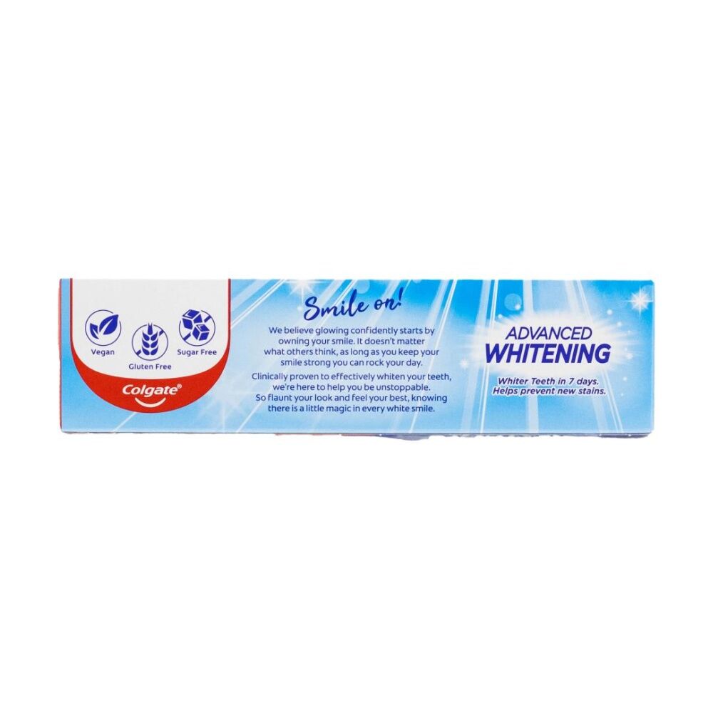 Colgate Advanced Whitening Micro Cleansing Crystals Toothpaste 115g (24 Pack) — image 3