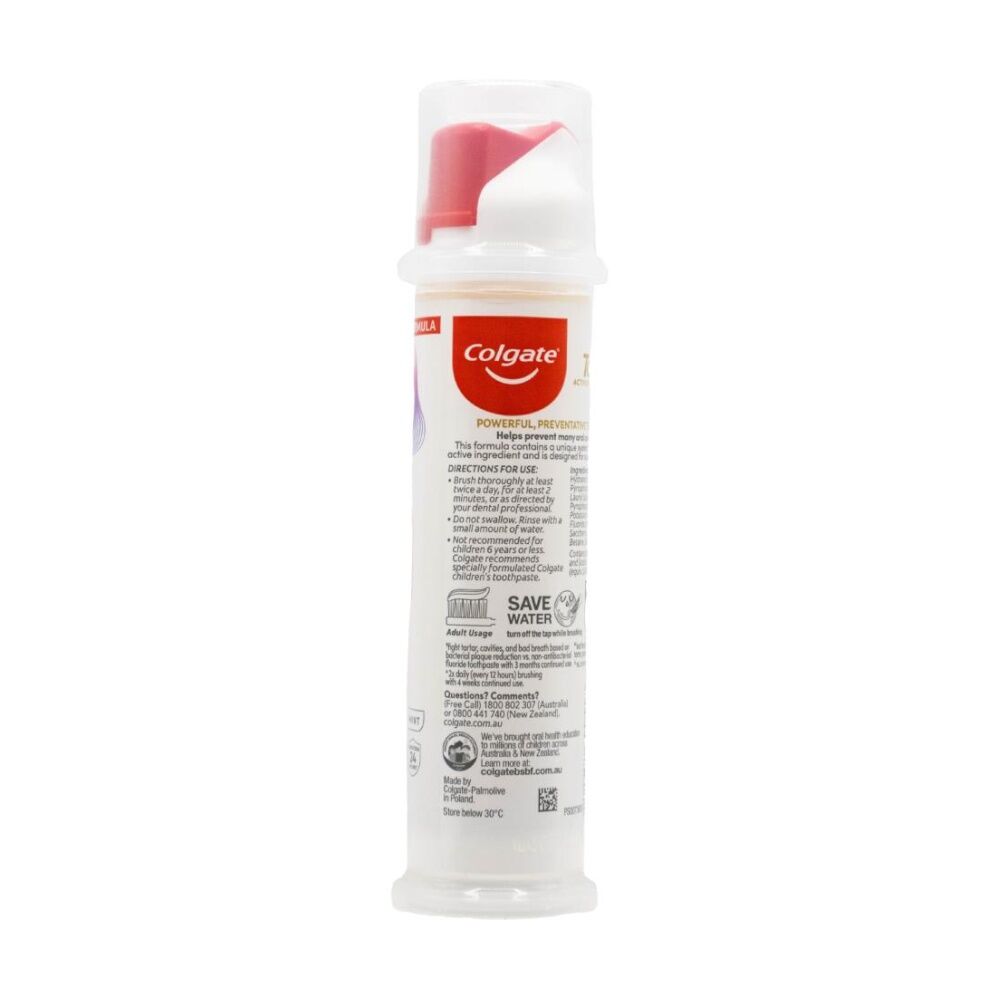 Colgate Total Active Prevention Pump Toothpaste 130g Clean Mint (12 Pack) — image 4