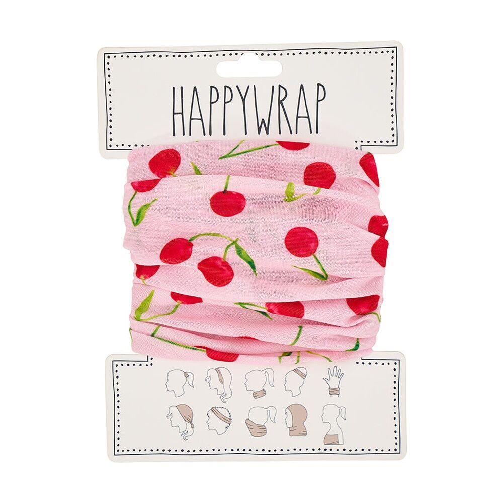 Happywrap Multi-Wear Cherry Print Headband Scarf Polyester 50x25cm (2 Pack) — image 2