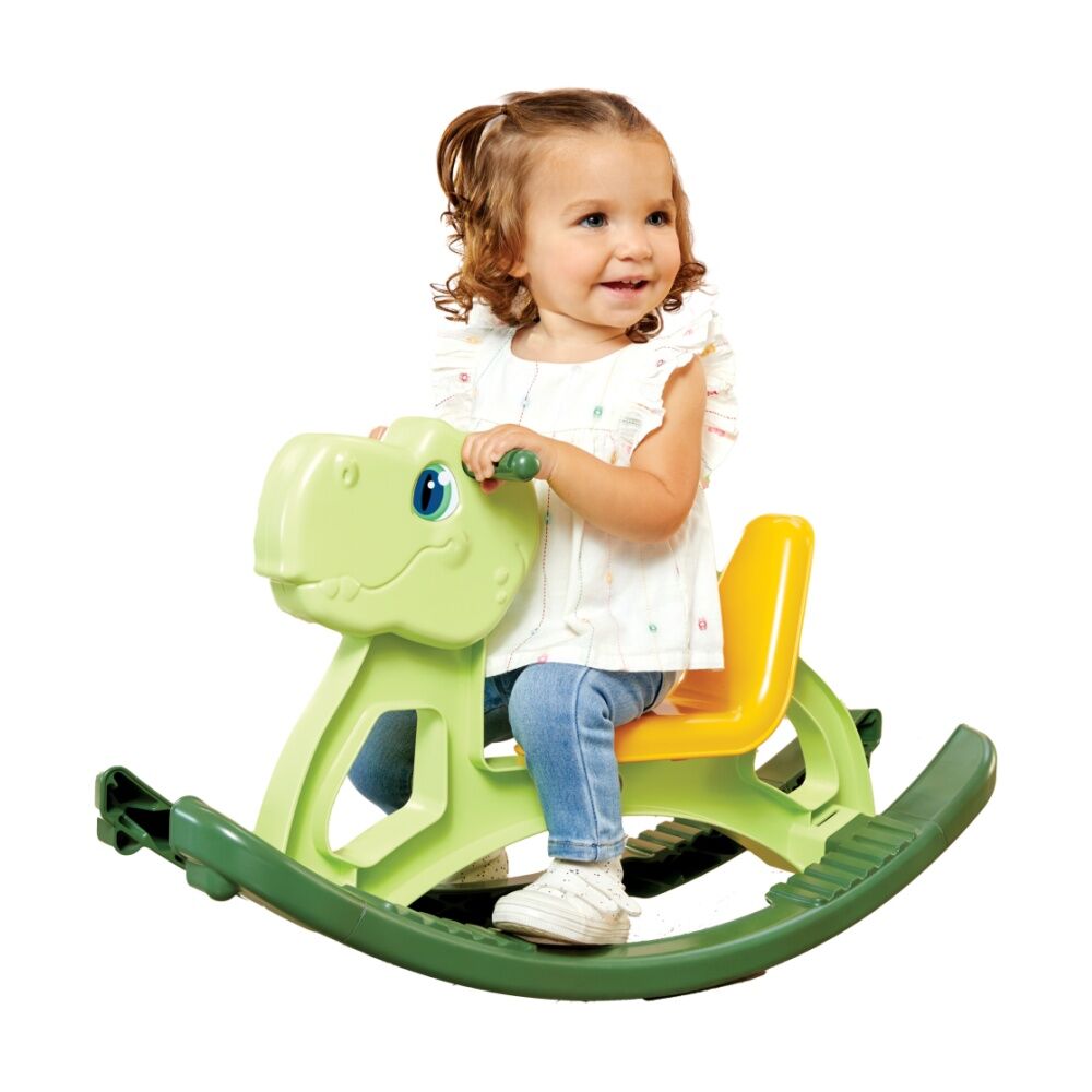 Little Tikes Easy Rocking Dino Kids Toddler Ride On Toy Dinosaur Green 1-3y — image 2