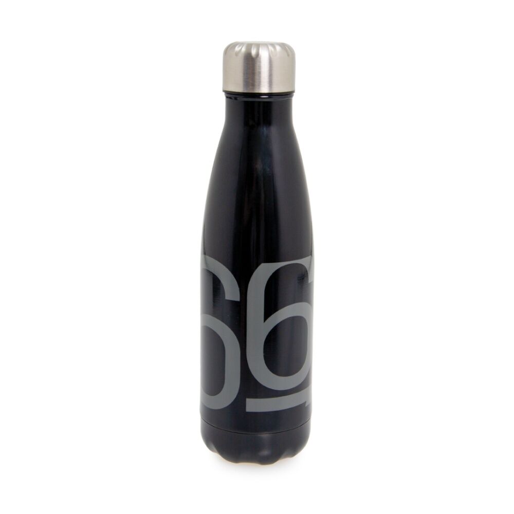 66fit Stainless Steel Water Bottle Vacuum Insulated 500ml Black (2 Pack) — image 2