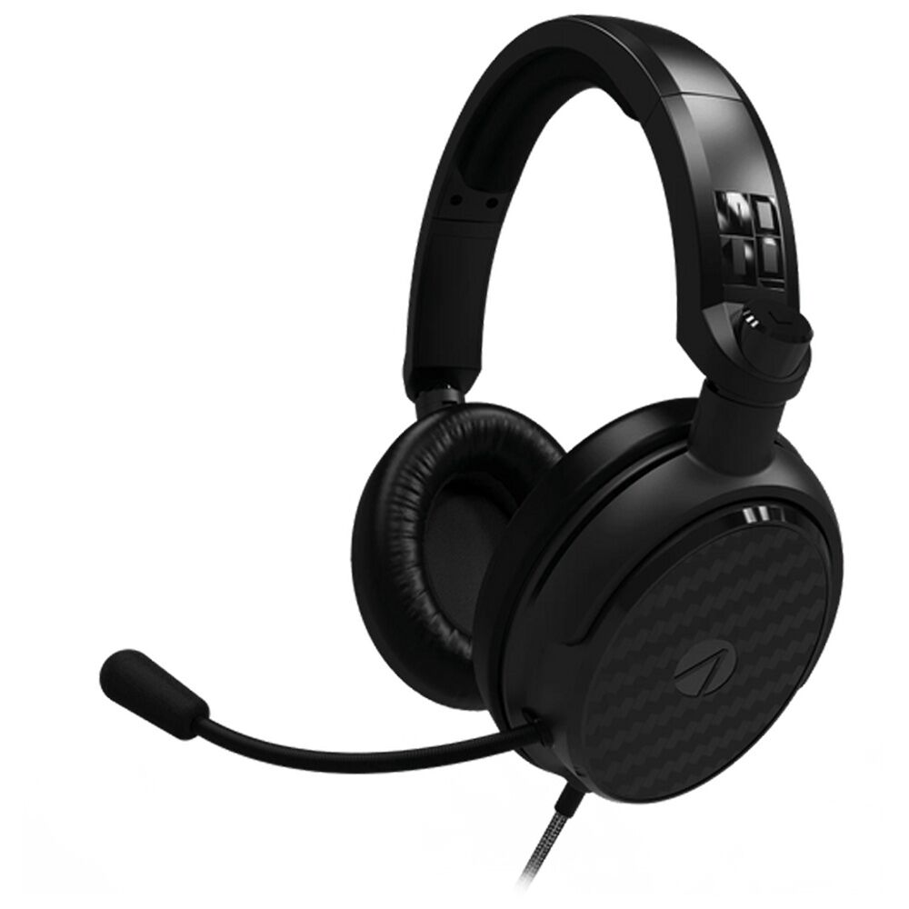 4gamers 3.5mm Blk C6-100 Multiplatform Compatible Wired Over Ear Gaming Headset