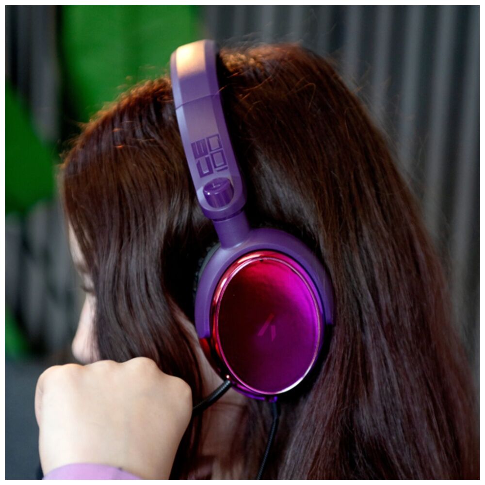4gamers 3.5mm Red C6-100 Multiplatform Compatible Wired Over Ear Gaming Headset — image 6