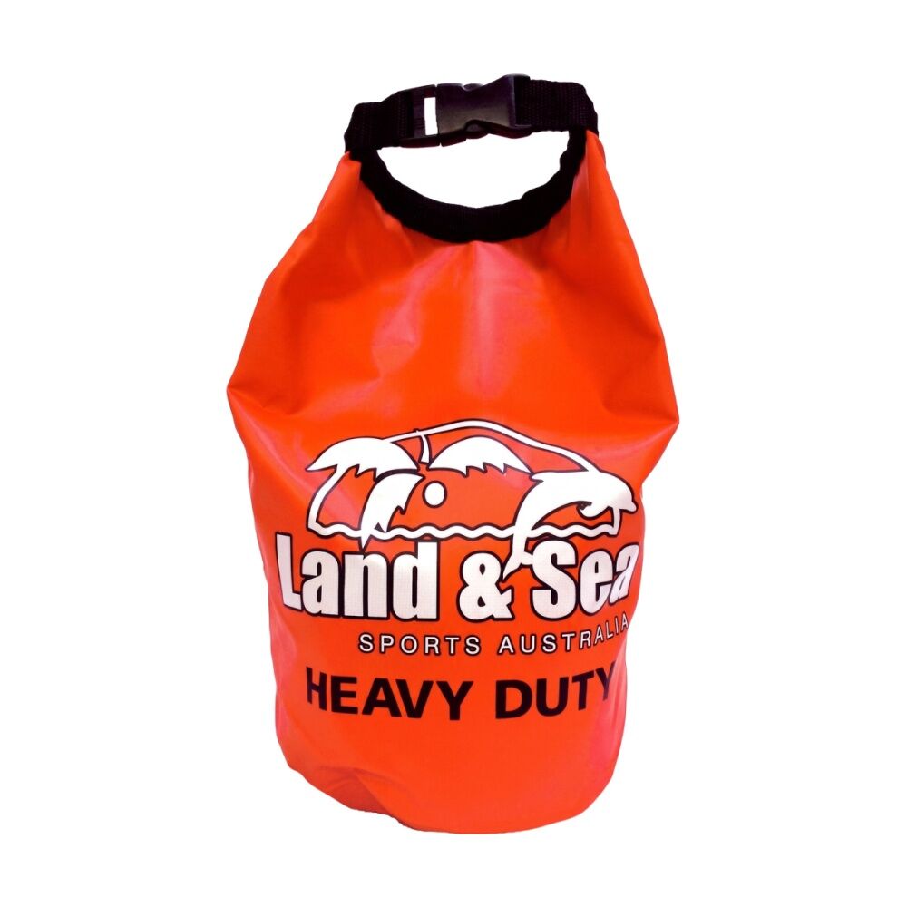 Land & Sea Sports Australia Heavy Duty Dry Bag Roll-Down Clip Seal Red 5L (2 Pack) — image 2