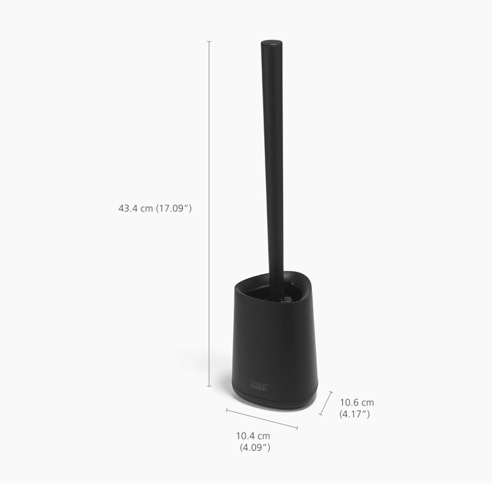 Joseph Joseph Flex 360 Lite Bathroom Toilet Cleaning Brush w Holder — image 2