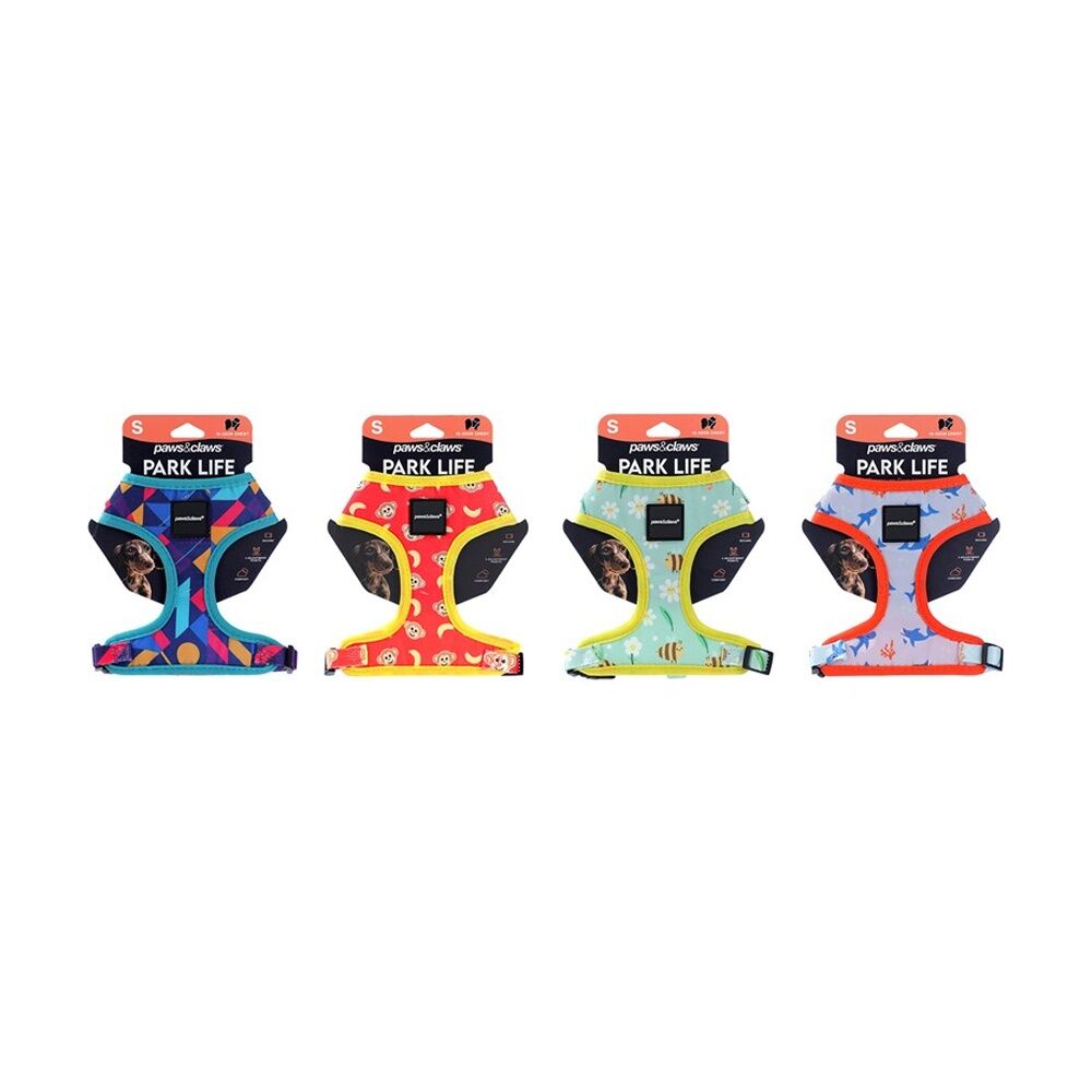 Paws and Claws Park Life Printed Pet Dog Harness Assorted Small 15-32cm (6 Pack) — image 3