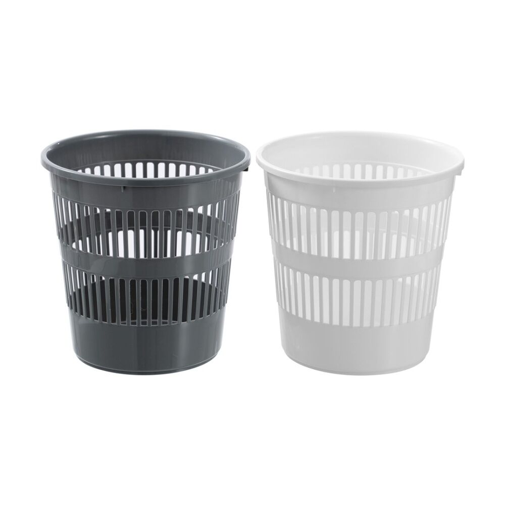 Boxsweden Assorted Lightweight Rubbish Trashcan Waste Bin 11L 28x28x28cm — image 2