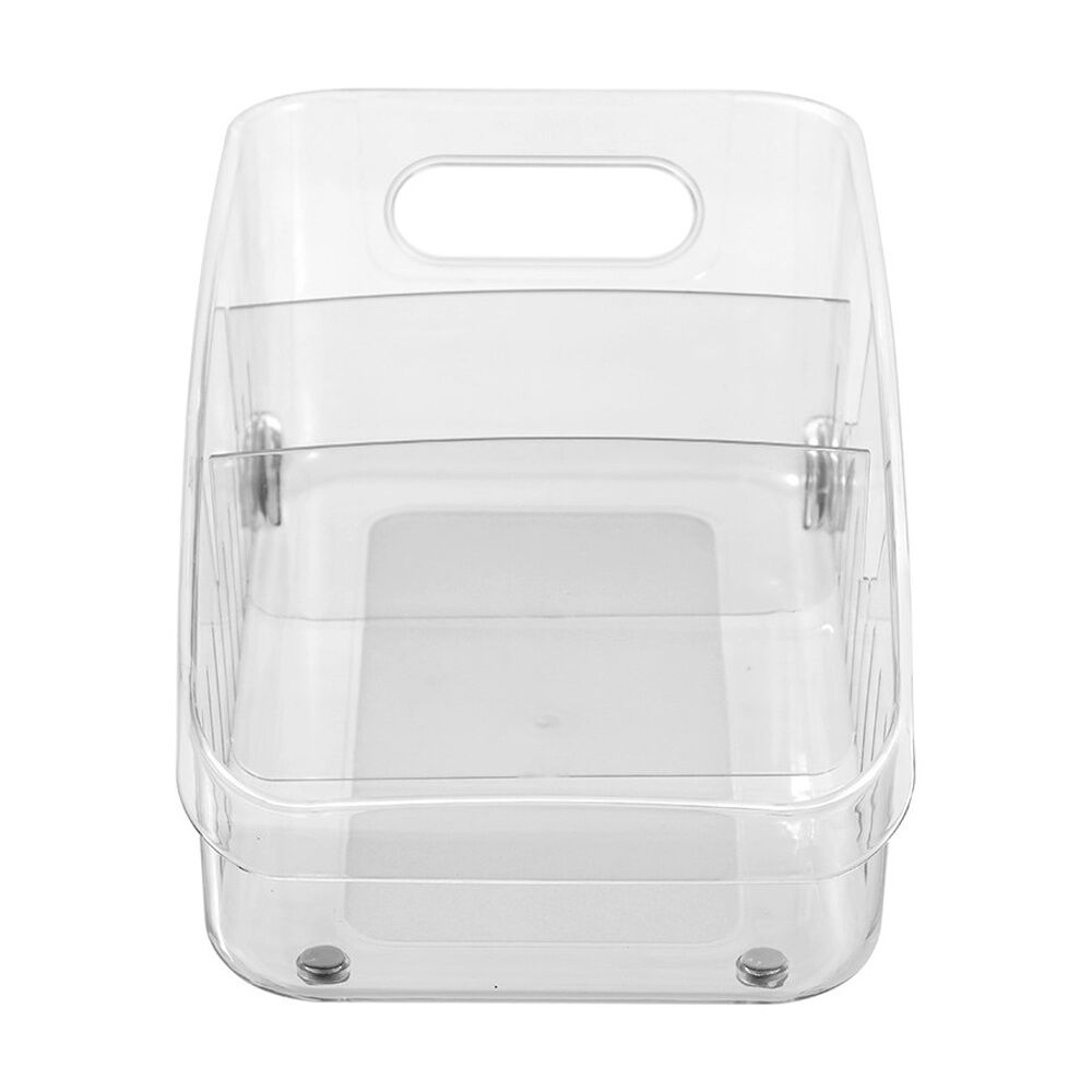 Boxsweden 38x21x14cm Clear Crystal Roller Tray w/ Dividers Home Organisation — image 3