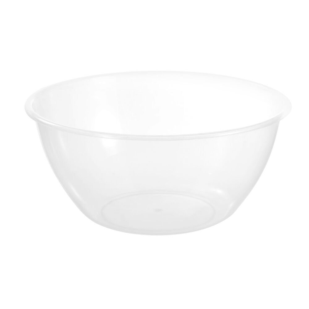 Lemon and Lime Large Plastic Serving/Salad Bowl 6L Clear 32.5cm (24 Pack) — image 4
