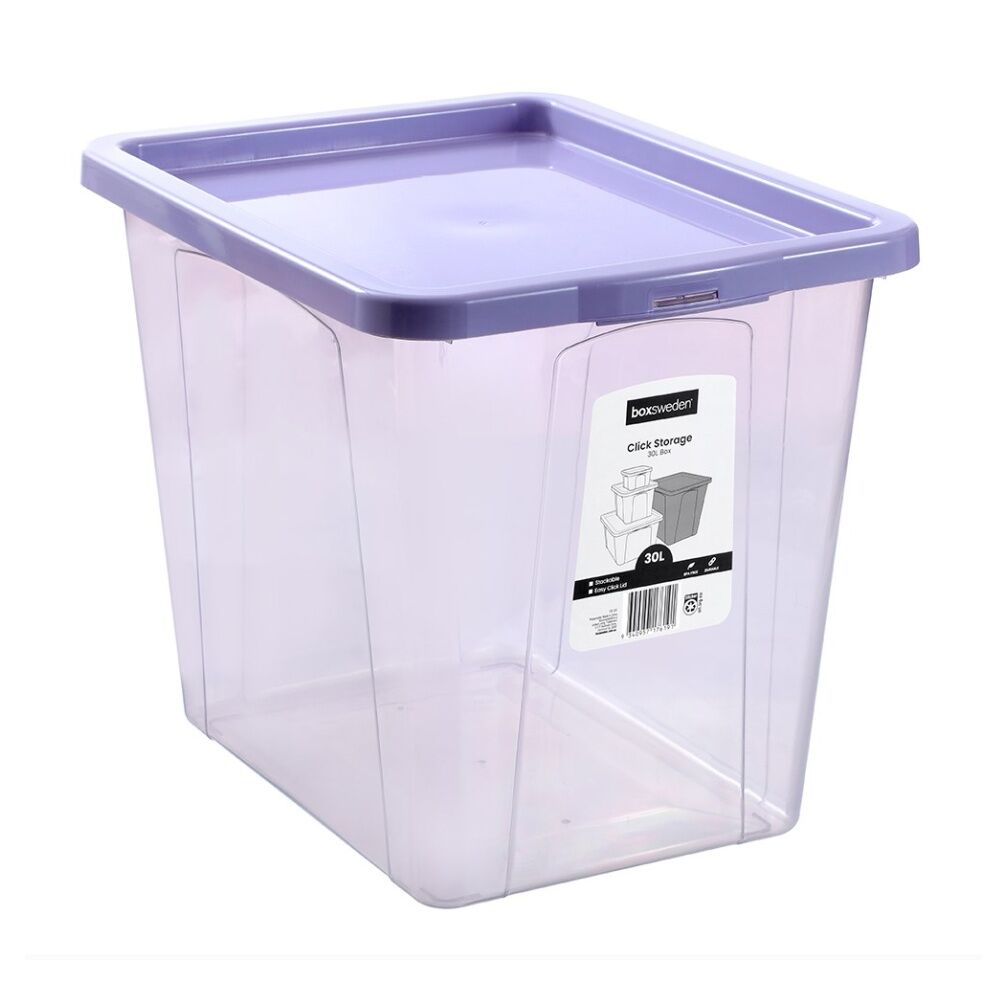Boxsweden Assorted Click Stackable Organiser Storage Box 30L 43x33x34.5cm — image 5