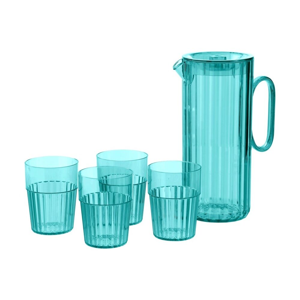Lemon and Lime Secret Summer Garden Pitcher w/ 4 Cup Jug Set 1.9L/370ml Assorted (3 Pack) — image 10
