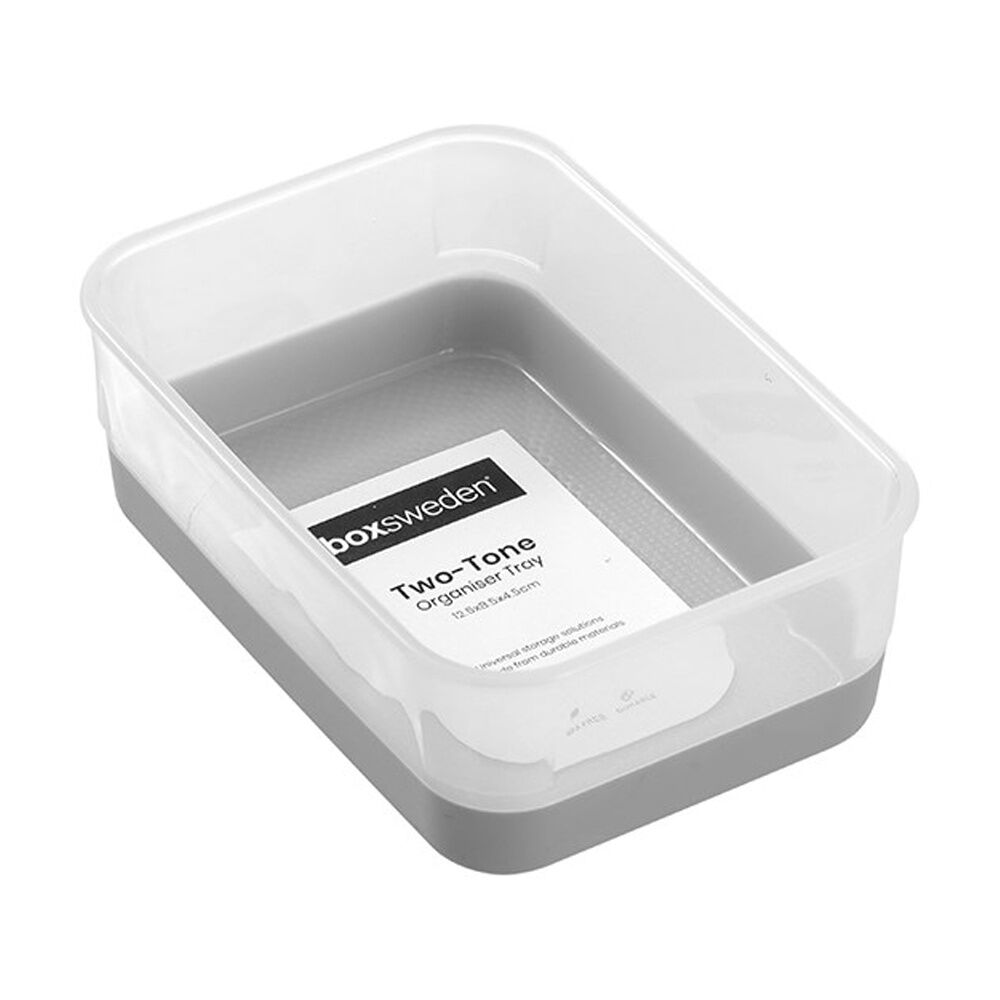Boxsweden 2 Tone Tray Home Organiser Storage Container Asst 12.5x8.5x4.5cm (24 Pack) — image 2