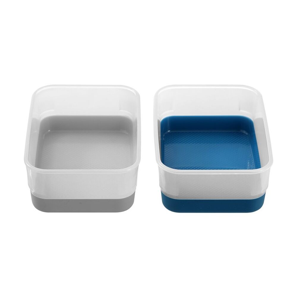 Boxsweden 2 Tone Tray Home Organiser Storage Container Asst 12.5x8.5x4.5cm (24 Pack) — image 4
