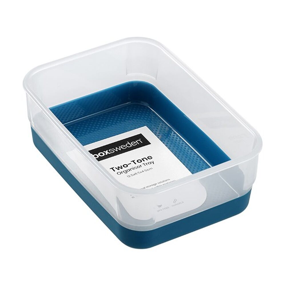 Boxsweden 2 Tone Tray Home Organiser Storage Container Asst 12.5x8.5x4.5cm (24 Pack) — image 8