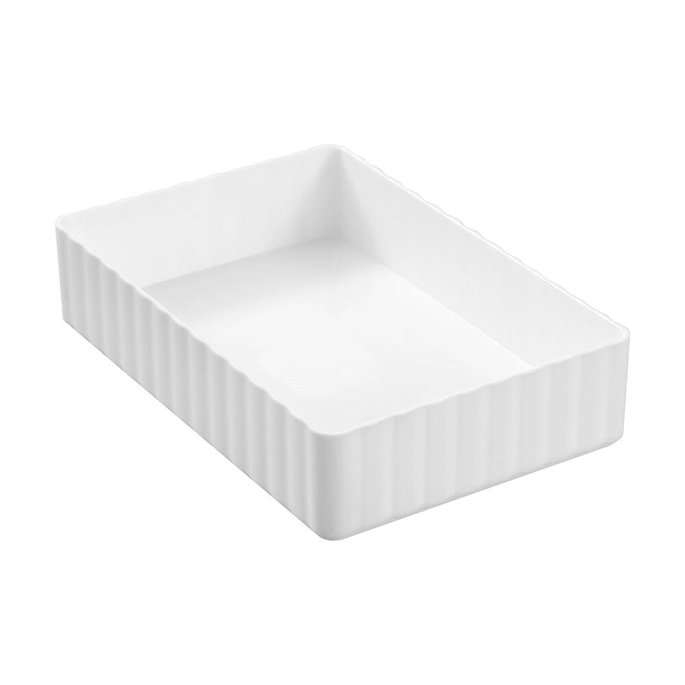 Boxsweden Rippled Stacking Tray Organiser Ribbed Storage 22.5x15x5cm Assorted (12 Pack) — image 6