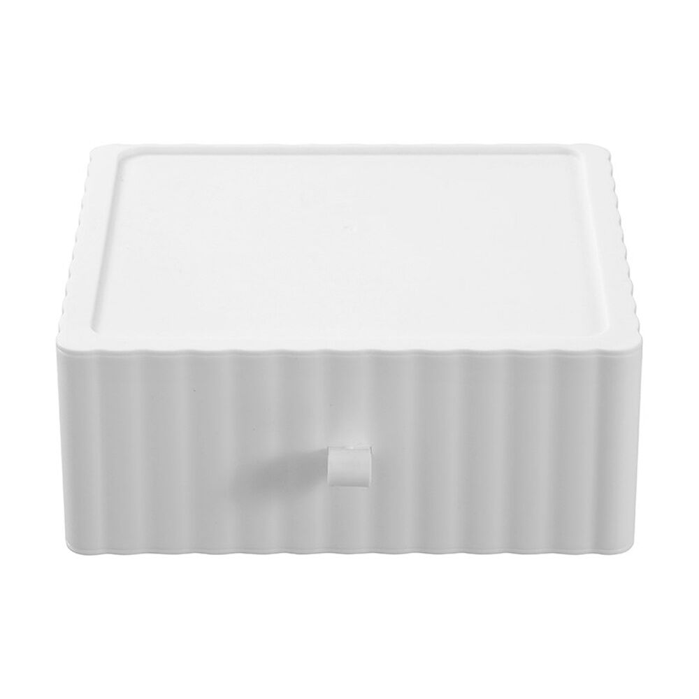 Boxsweden Rippled Stacking Drawer Organiser Ribbed Storage 20x18x8cm Assorted (6 Pack) — image 6