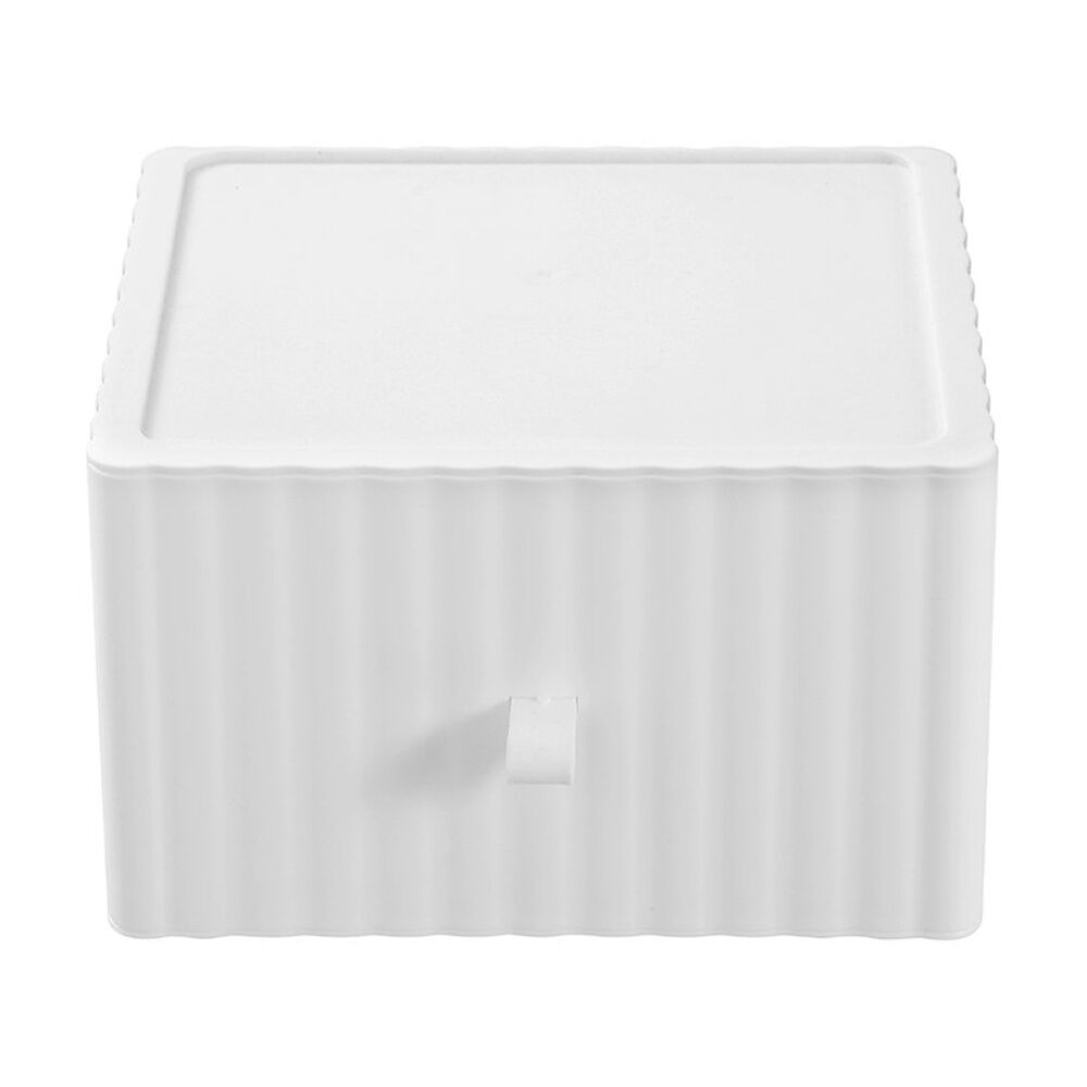 Boxsweden Rippled Stacking Drawer Organiser Ribbed Storage 20x18x12cm Assorted (8 Pack) — image 6